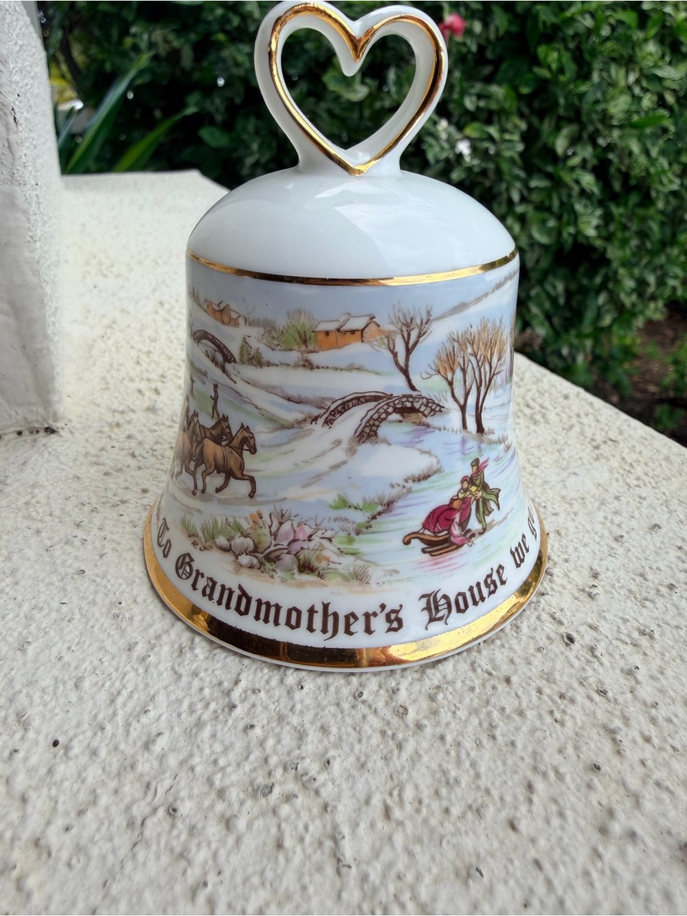 Royal Doulton To Grandmother’s House We Go Christmas Bell JCPenney England
